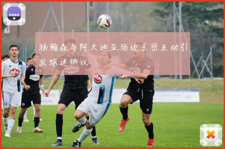 杨瀚森与阿夫迪亚场边亲密互动引发球迷热议